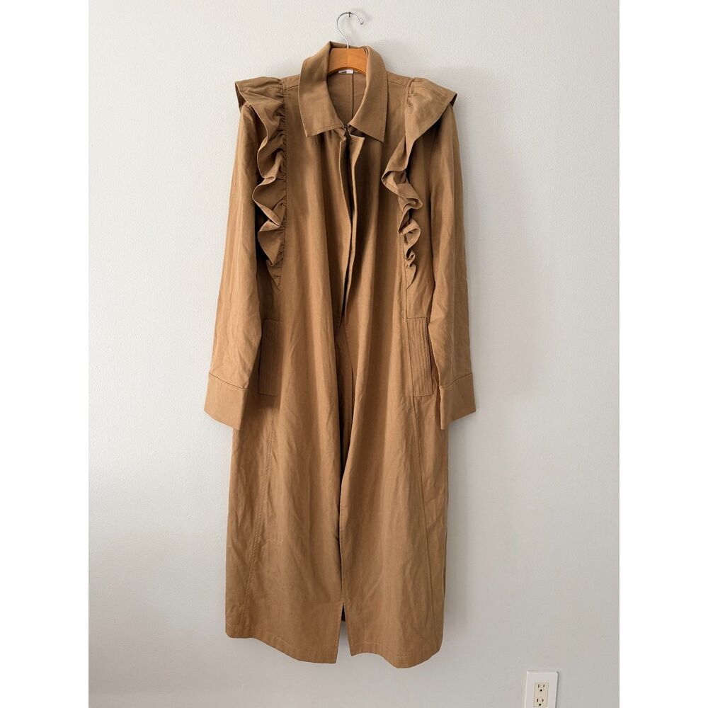 Who What Wear Ruffle Duster Jacket Large - Picture 6 of 9